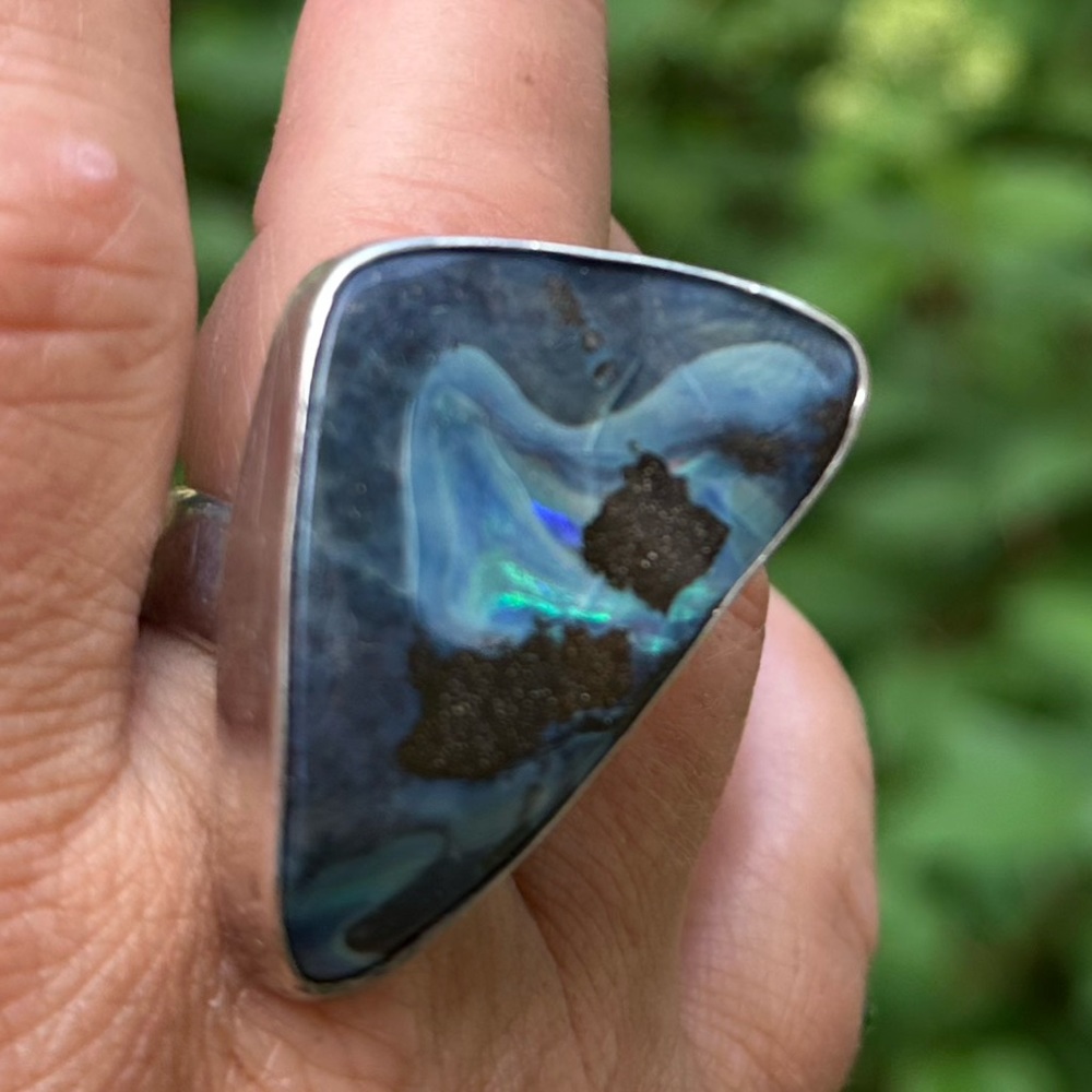 Huge statement piece of natural Boulder opal
